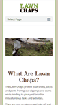 Mobile Screenshot of lawnchaps.com